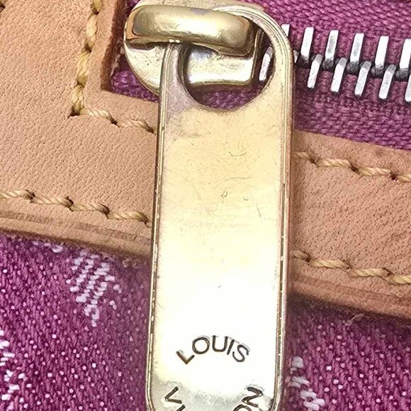 LOUIS VUITTON Fuchsia Pink Monogram Baggy Denim Bag GM  DC# SD0036 - Picture 13 of 14